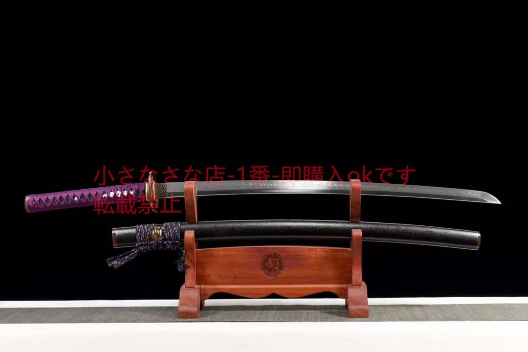 精品銅装鎏金銀精彫T10焼刃『武田信玄』古兵器  刀装具 日本刀 模造刀 居合刀