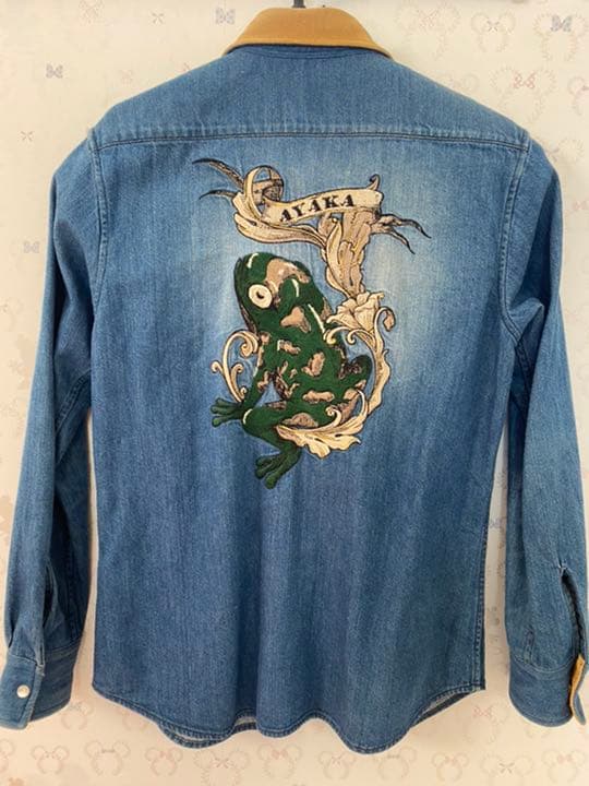 UVERworld FC限定 ユニフォーム カエル刺繍デニムシャツ - メルカリ