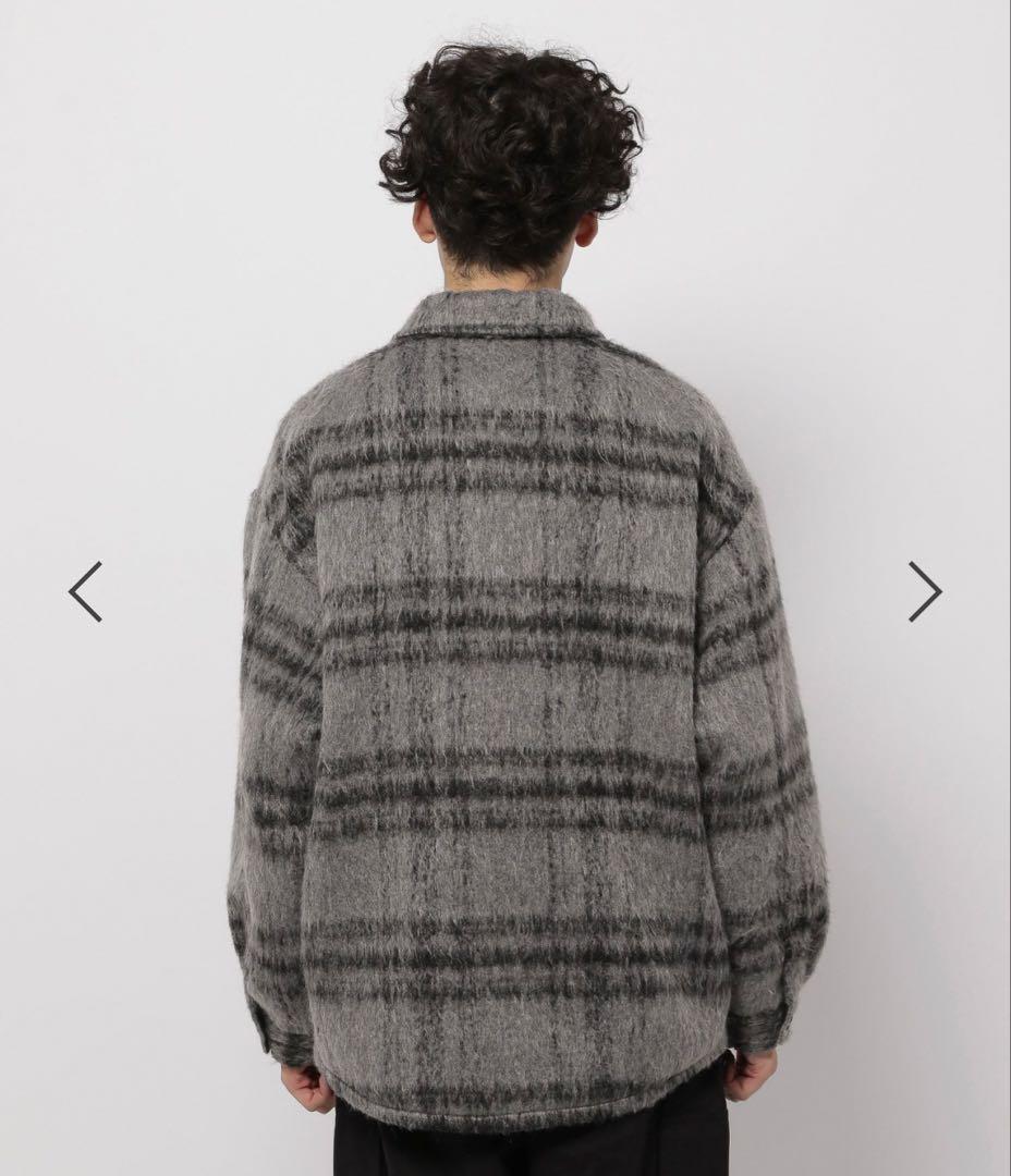 新品タグ付き　nico and… シャギーチェックCPOジャケット