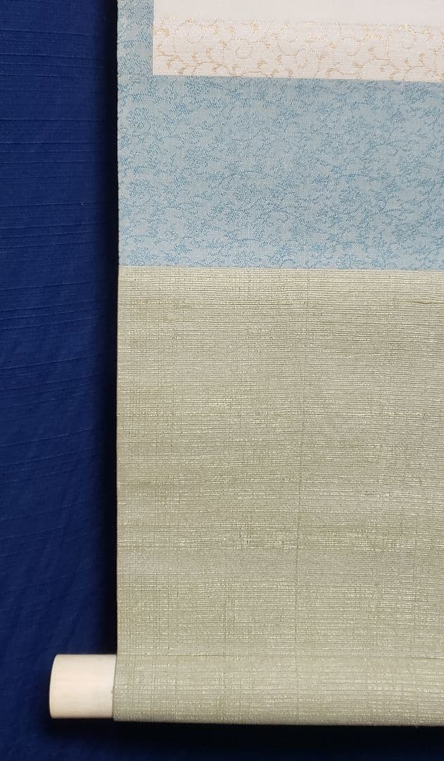 月下桜に雀図】森月城 2548 月見に夜桜スズメ 掛け軸 肉筆 - メルカリ