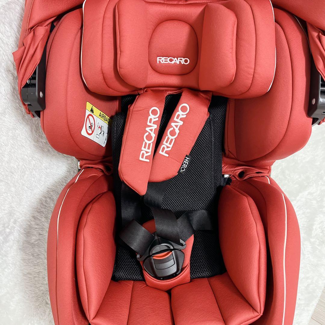 新生児OK レカロゼロワンチャイルドシートベビーサポートクッション付