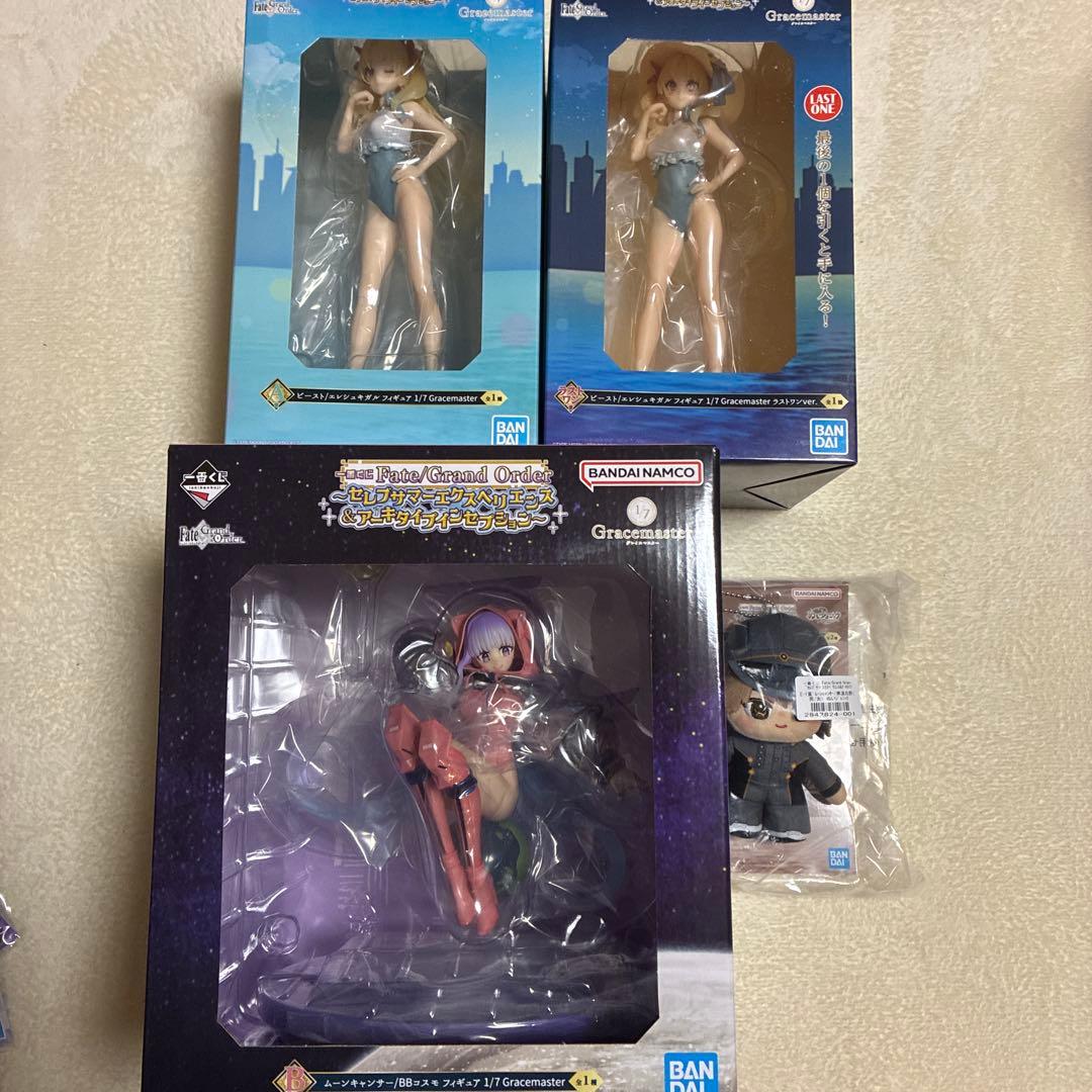 一番くじ　FGO A賞、エレシュキガル　B賞、BBコスモフィギュアセット FGO 一番くじ ラストワン賞 エレシュキガル / B賞 BBコスモ フィギュア