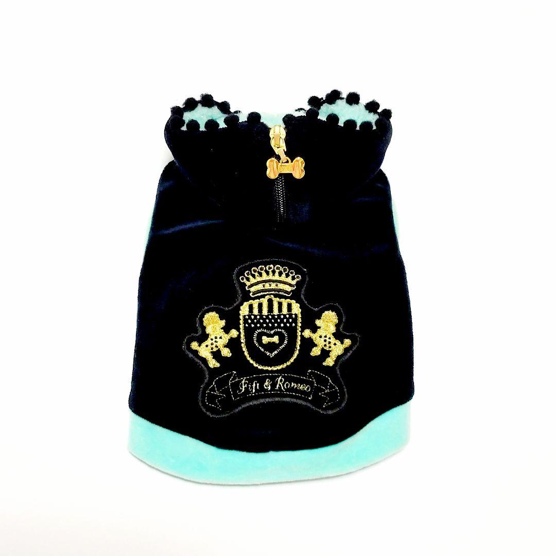 【Fifi&Romeo/フィフィ&ロメオ】ベロアパーカーベスト ブラック XS NIKE（ナイキ） スウェットパーカー ジュニア G NSW ベロア フーディ