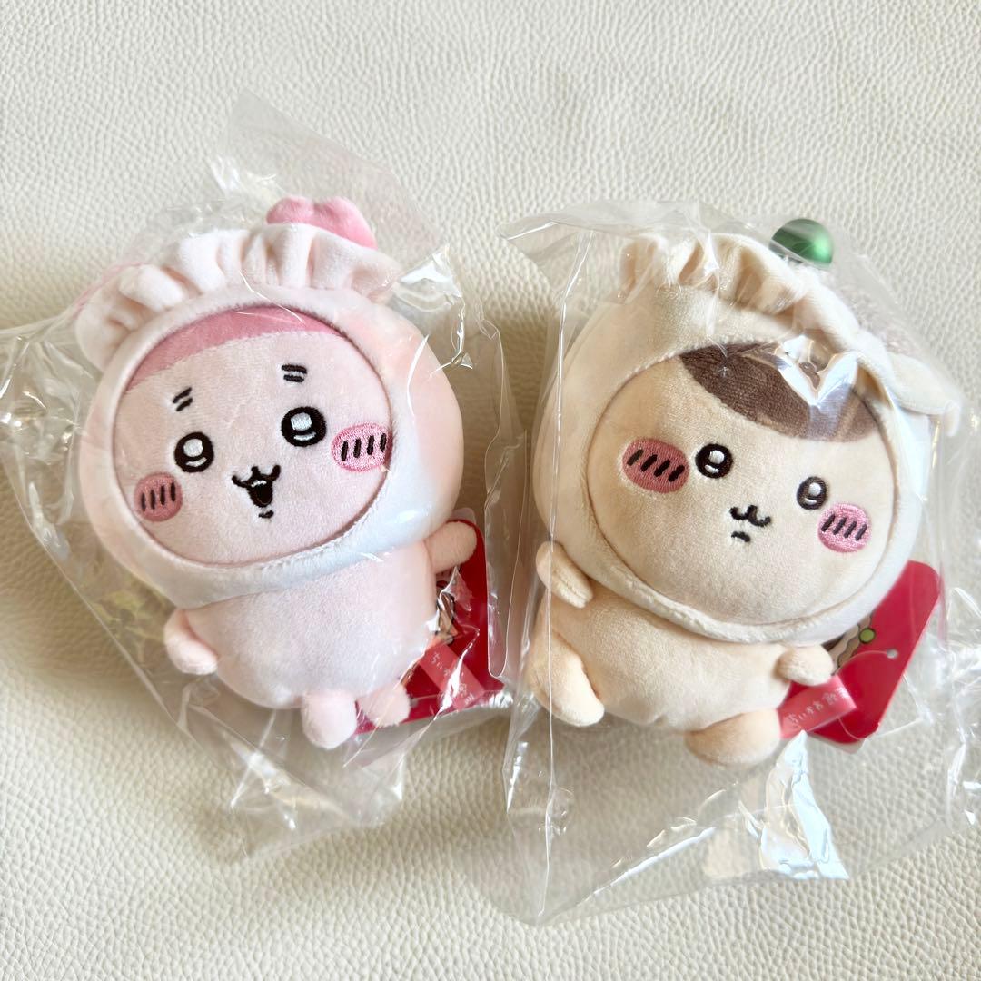 ちいかわ 香港限定 6インチ ぬいぐるみ 飲茶シリーズ 点心 15cm 全種8点｜