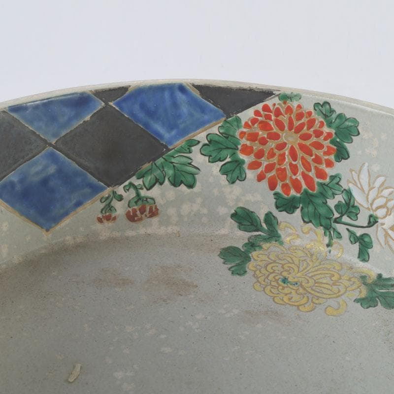 茶道具 陶斉作 色絵 花草文 手桶鉢 N 9817 - メルカリ