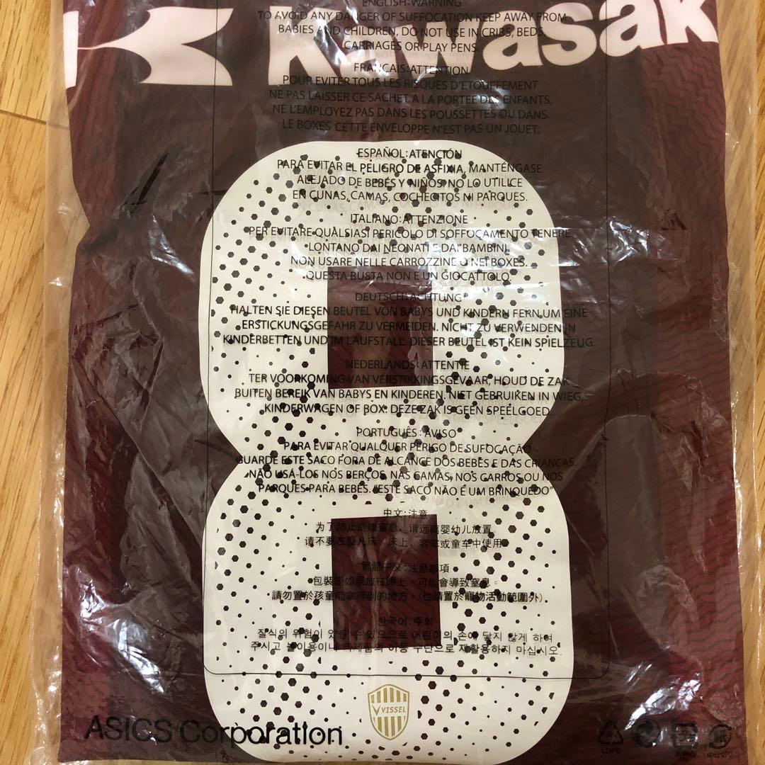 新品未使用】イニエスタ ユニフォーム ヴィッセル神戸 タグ付き Lサイズ