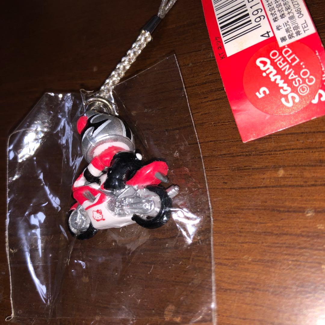 ハローキティ　ご当地キティ バイク ストラップ RACING TEAM 2001