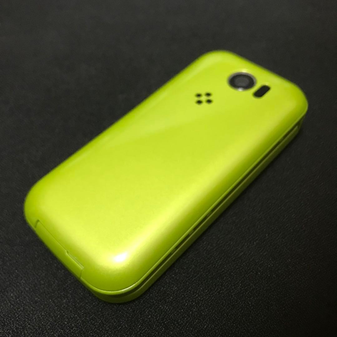 ソフトバンク SoftBank 202SH ライムグリーン ガラケー - メルカリ