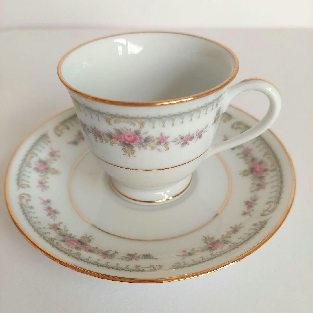 オールドノリタケ ボーンチャイナ デミタスカップ＆ソーサー 1客