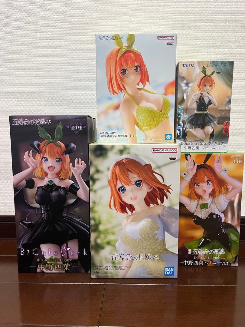 五等分の花嫁 中野四葉 フィギュア 5体セット - メルカリ