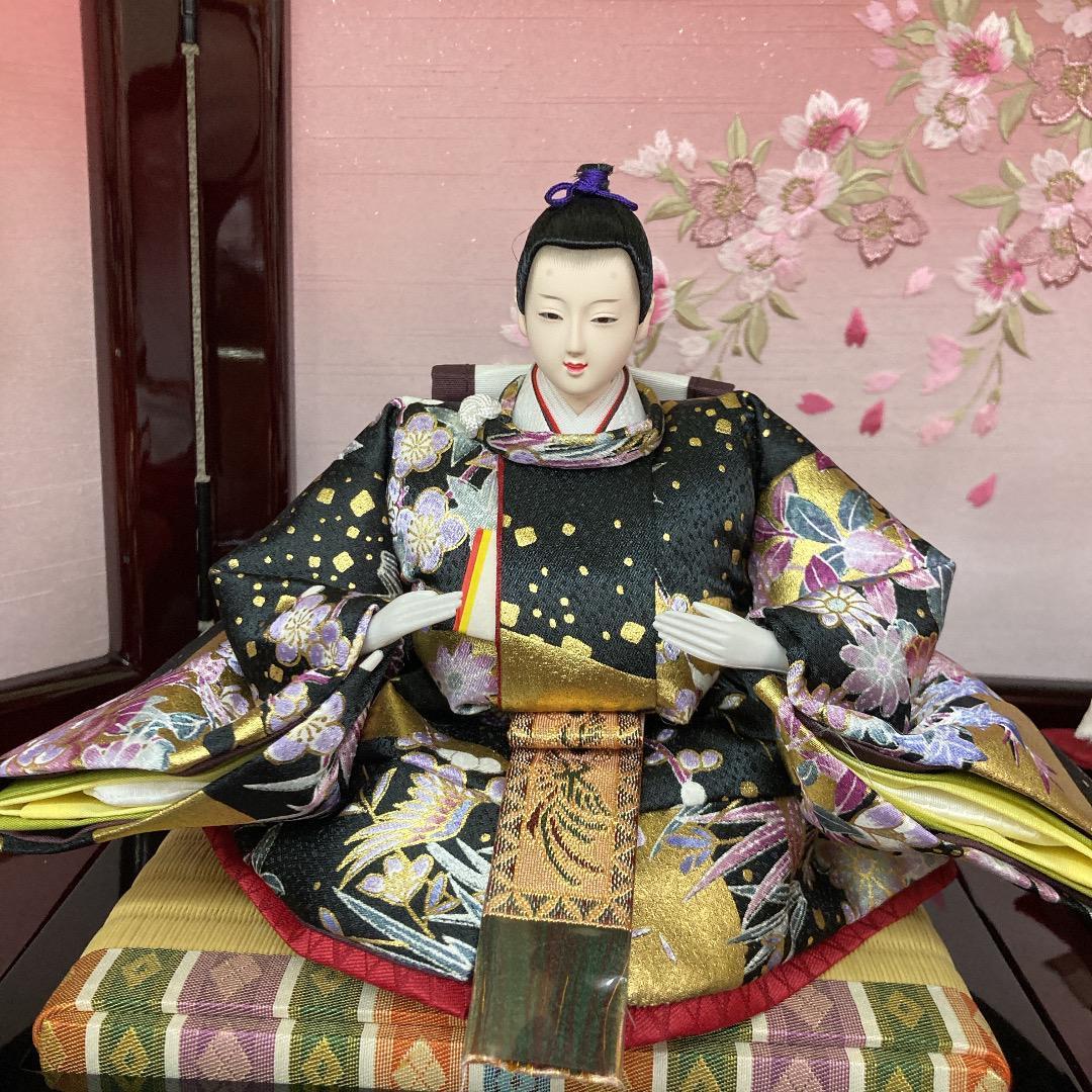 専用ページ　D1 　三段飾り 　高級金彩衣装　巾71㎝位　ひな祭り三段　三段