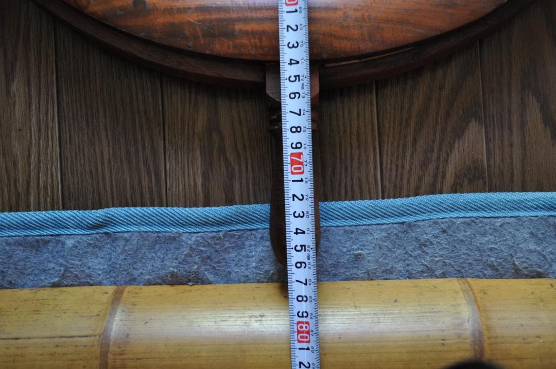 木製 舵輪 約76cm 重量5.35kg