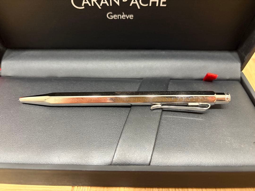 カランダッシュ ボールペン エクリドール マヤ シルバー ロジウムプレート