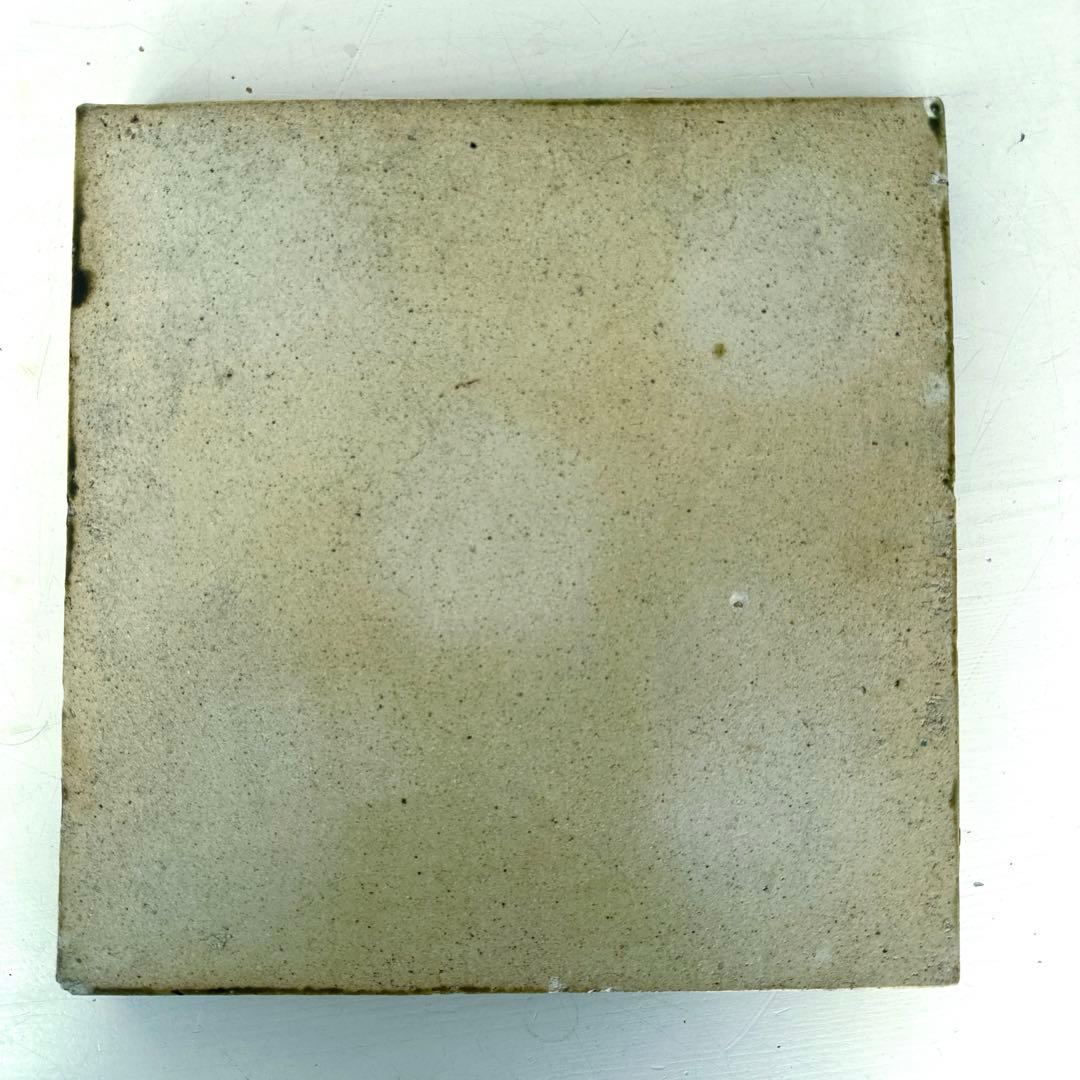 織部敷瓦　茶道具