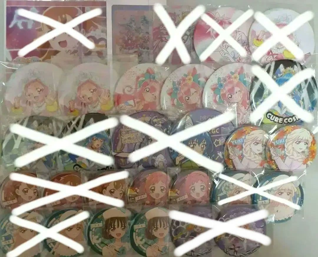 プリキュア 缶バッジ アクリルスタンド グッズ 大量