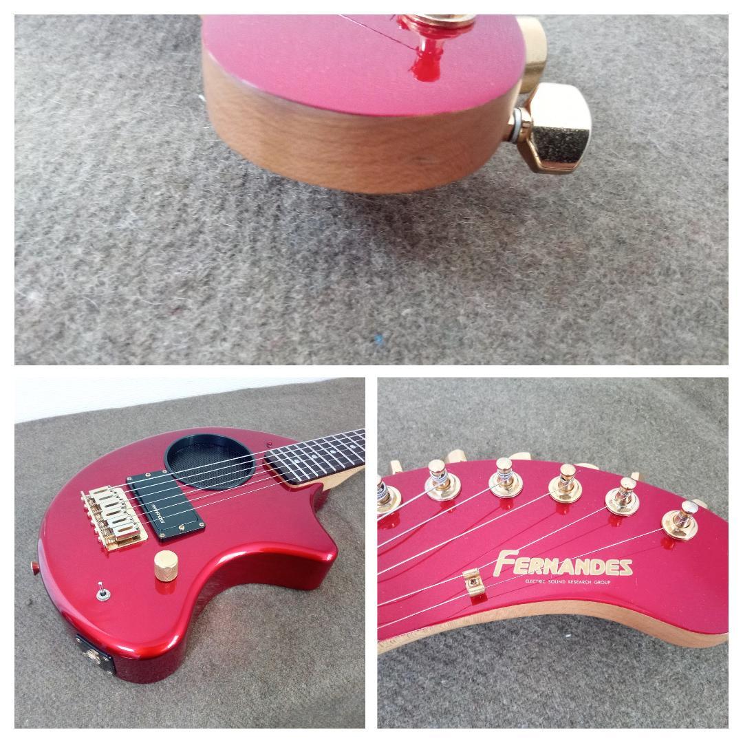 フェルナンデス ZO-3ギター レッド×ゴールドパーツ