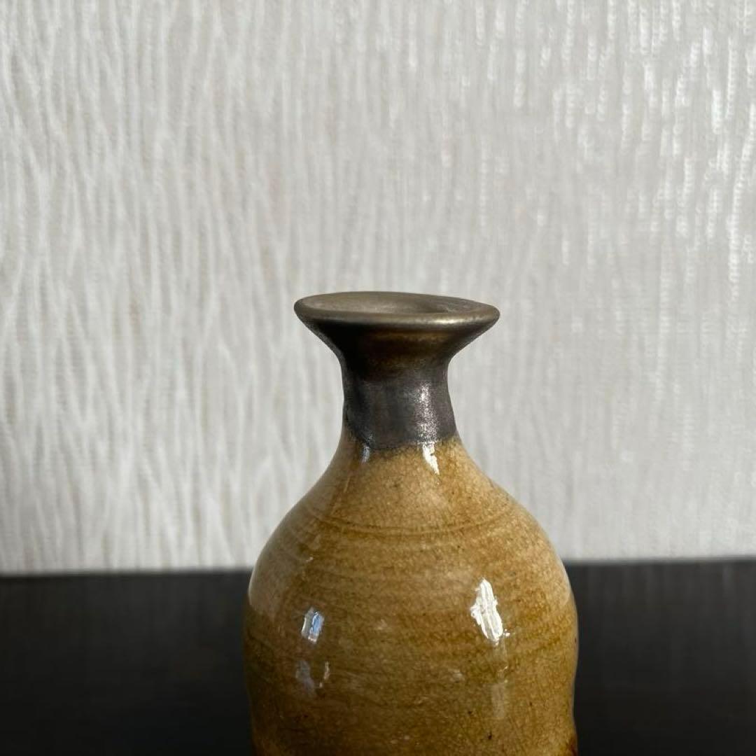 織部　小徳利　金継ぎ