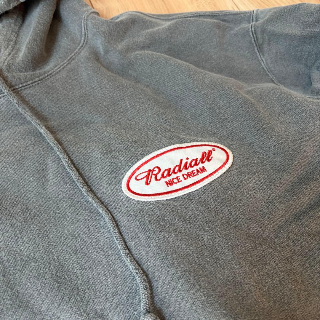 RADIALL LAID BACK ピグメントダイ　セットアップ　XL 黒