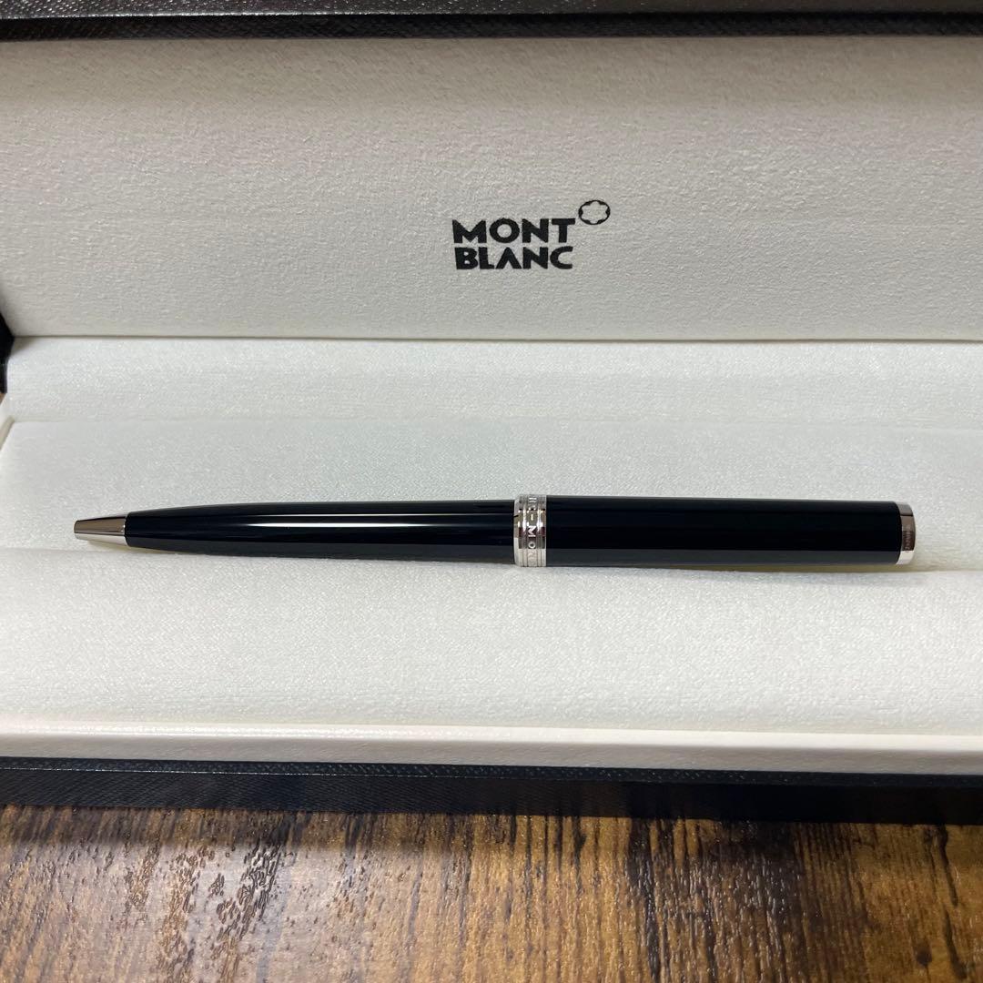 ☆即筆記可！リフィルセット☆MONTBLANC PIX 油性ボールペン 黒×銀