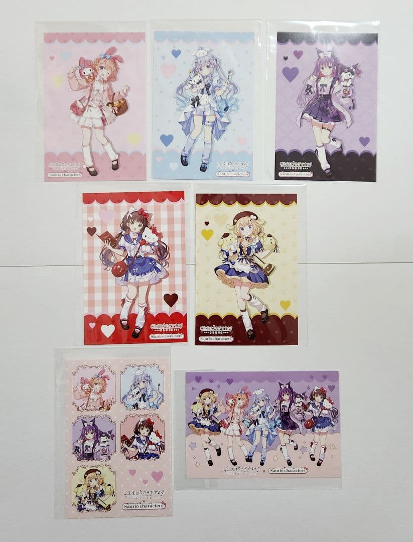 ご注文はうさぎですか ごちうさ TSUTAYA サンリオ ポストカード 全種 ご注文はうさぎですか ごちうさ TSUTAYA サンリオ ポストカード 全種