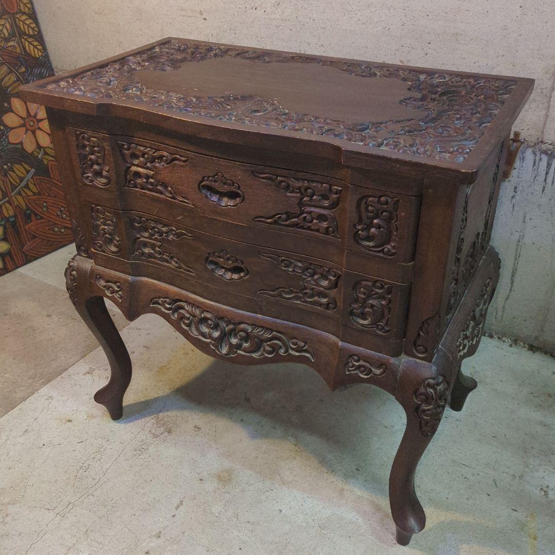 ヴィンテージ 木製彫刻 猫脚 キャビネット ダークブラウン 楽天市場】最大3000円OFFクーポン配布中 02/09(月)20:00