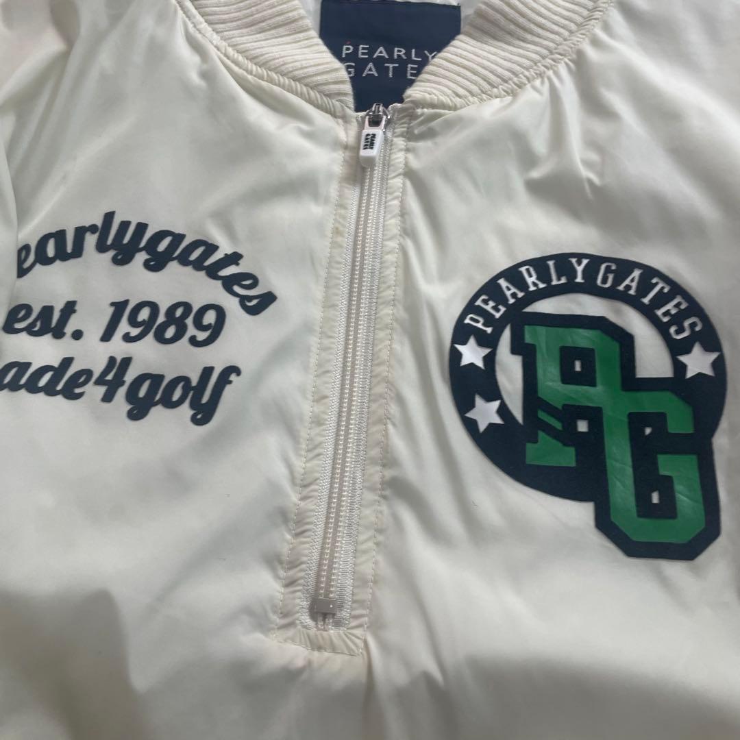 美品✨パーリーゲイツ スニードジャック 中綿ブルゾン ロゴ ニット切替 L相当