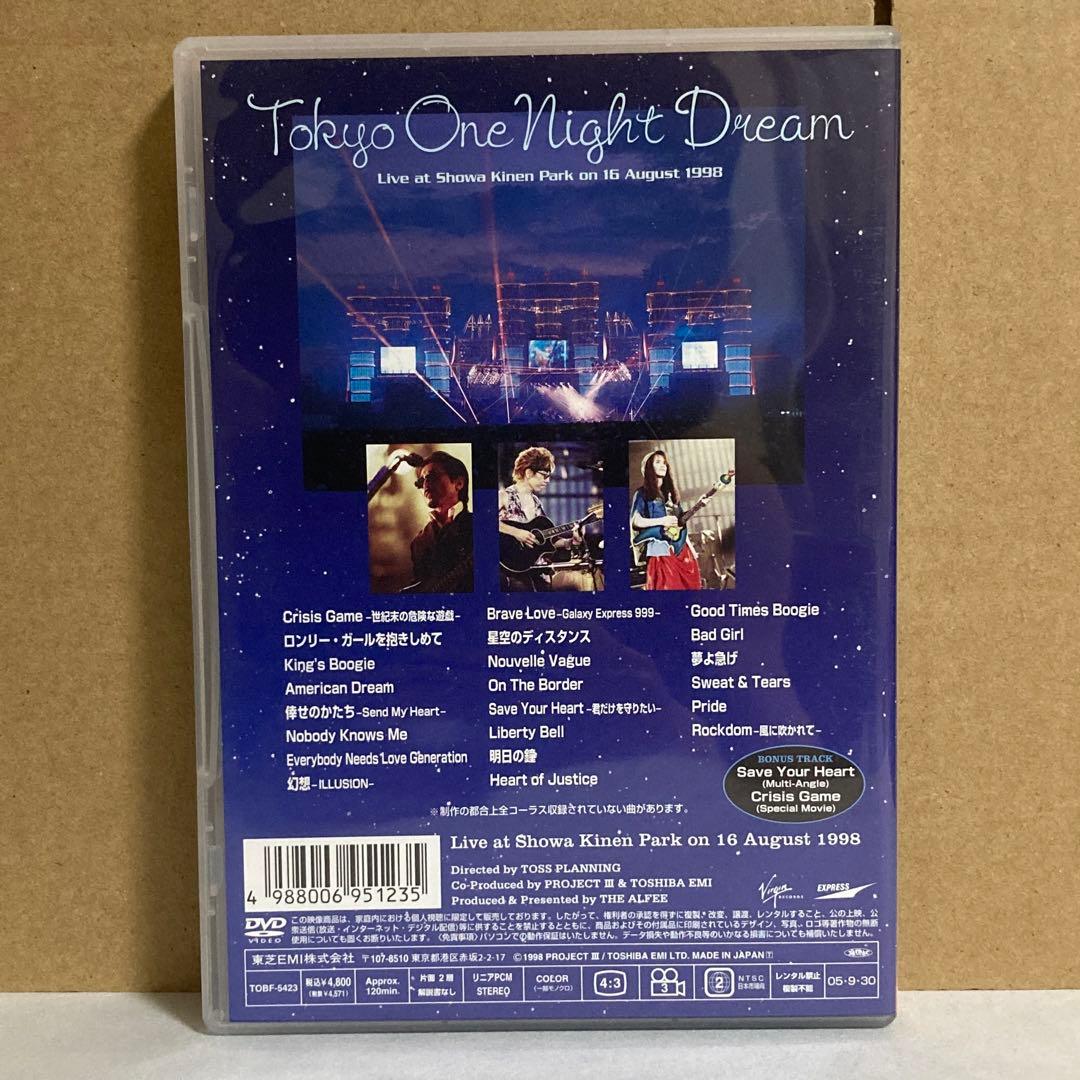 THE ALFEE TOKYO ONE NIGHT DREAM 1998 TOKYO ONE NIGHT DREAM/THE