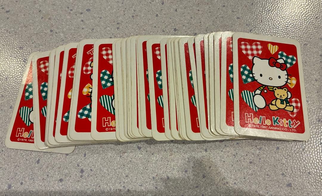 ハローキティミニトランプ 平成 レトロ Hello Kitty - メルカリ