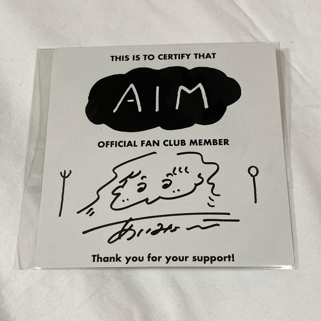 あいみょん AIM ファンクラブ限定 直筆絵入りサイン色紙 ＆ Tシャツ