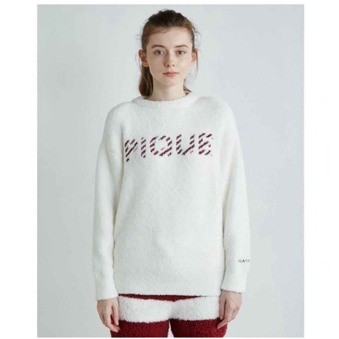 n*u様 【Xmas限定】ジェラピケ ロゴジャガードプルオーバー＆2ボーダーロン