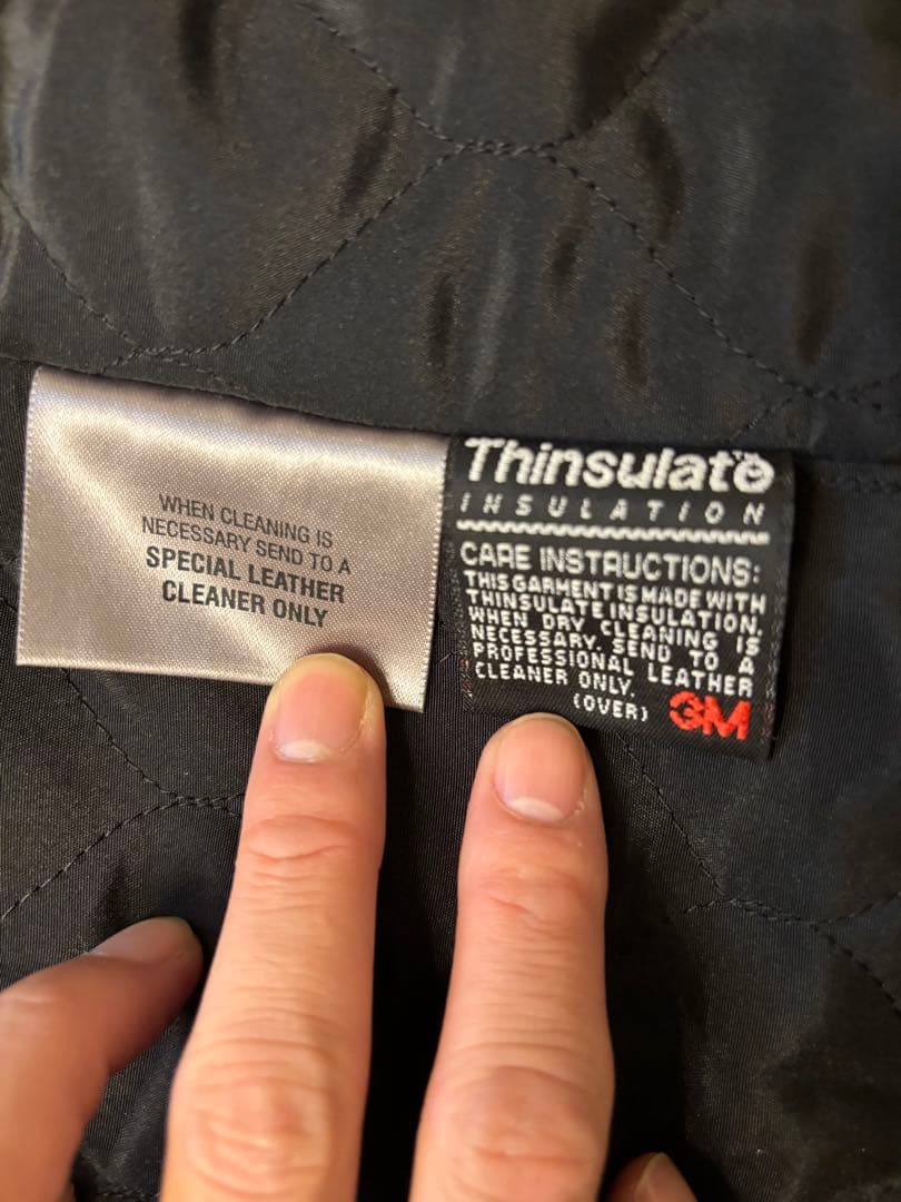 WILSONS LEATHER M.JULIAN ブラックレザーコート L