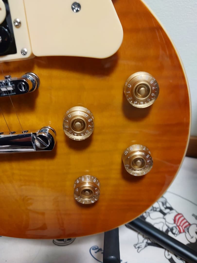 【グレー】Bacchus BLP-FMH/R HB レスポールタイプ