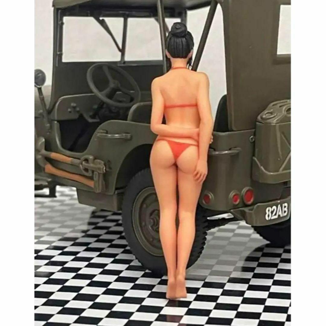 JOY2-RED 1/18★フィギュア★1/64より大★ミニカーに★ジオラマに