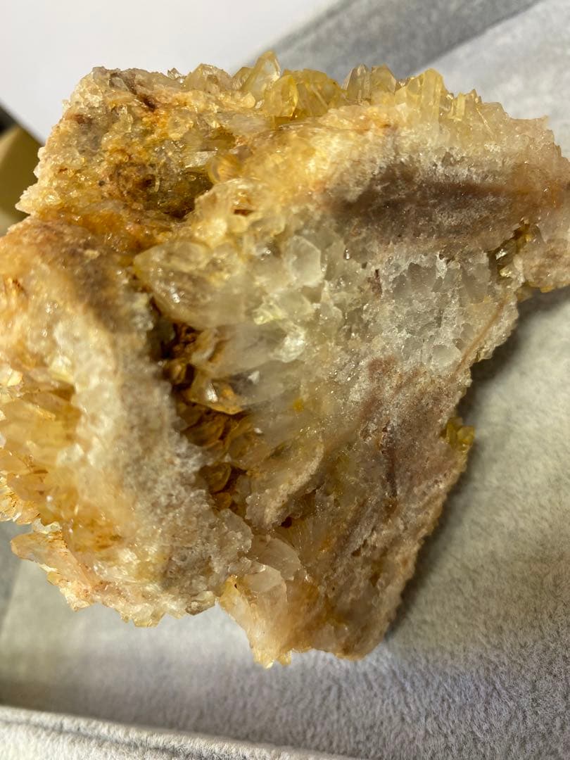 T1014スパングル様専用☆特価☆シトリンクォーツ キラキラ原石大きめ