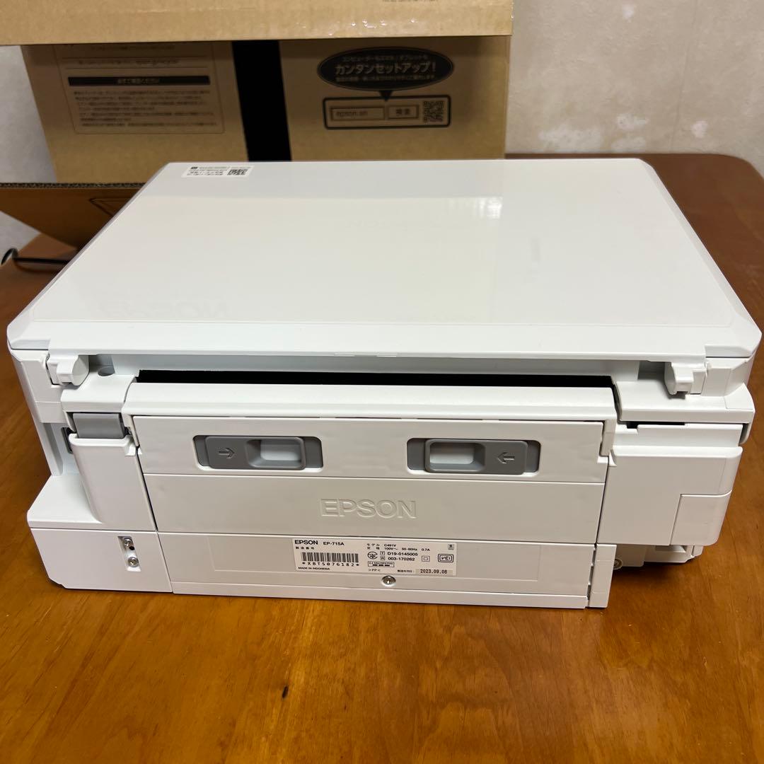 ジャンク品】美品 EPSON 6色インクジェットプリンター EP-715A