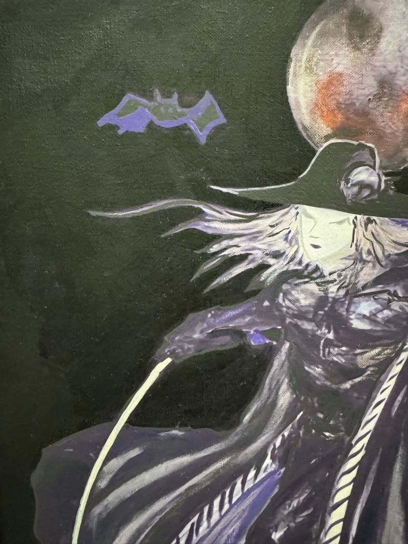 天野喜孝/戦士画/F10号/絵画/額縁/油彩画/肉筆/手書き