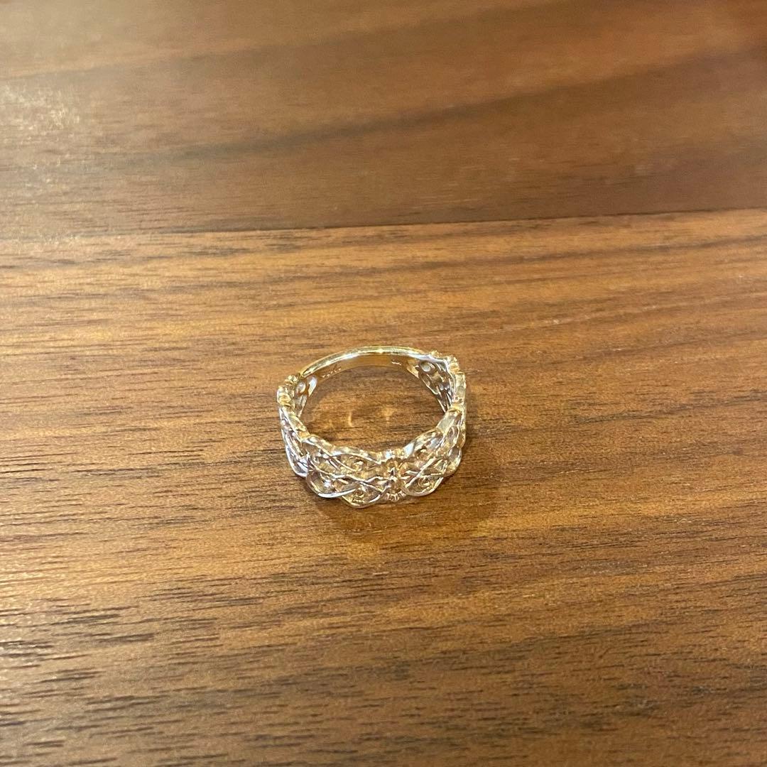 【agete】大人気　ピンキーリング　10k 透かしレース