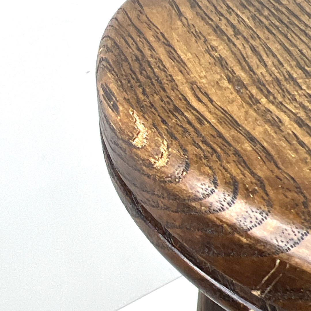 【極美品】　希少　木童工房　木製　ゴーフレットスツール 飛騨高山　アンティーク