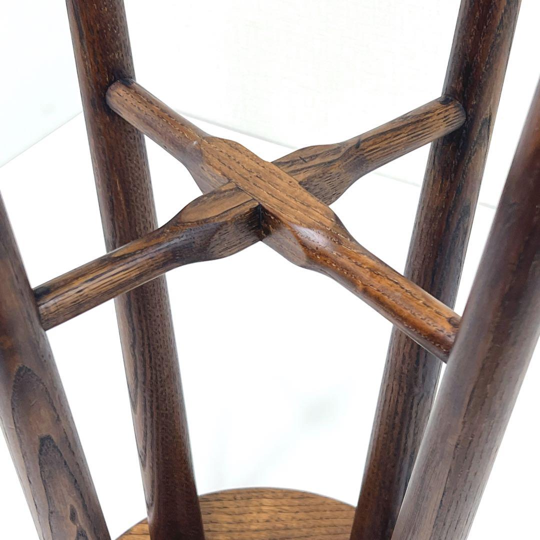 【極美品】　希少　木童工房　木製　ゴーフレットスツール 飛騨高山　アンティーク