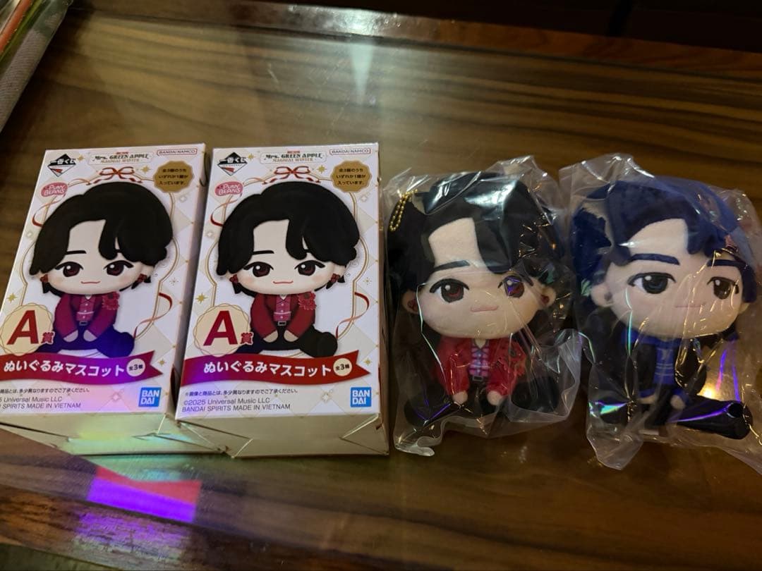 一番くじ Mrs. GREEN APPLE A賞ぬいぐるみマスコットセット - メルカリ