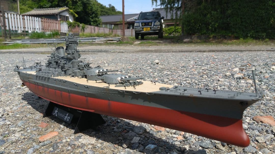 タミヤ旧大和1/350完成品 プラモデル