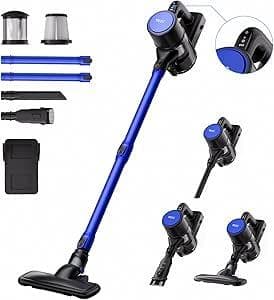 掃除機 コードレス 45000pa超強力吸引 サイクロン 50分連続稼働 軽量