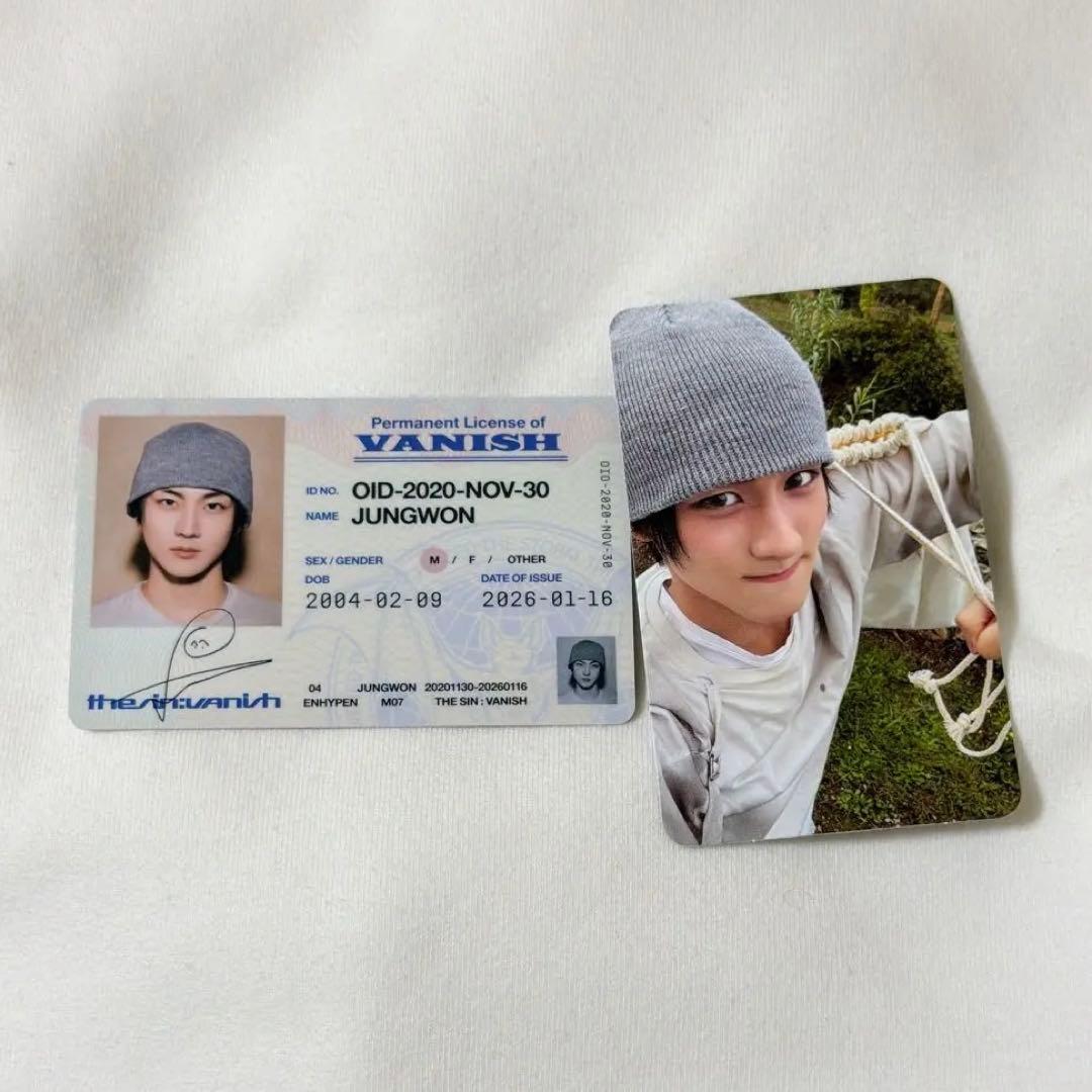 ENHYPEN ジョンウォン トレカ THE SIN VANISH - メルカリ