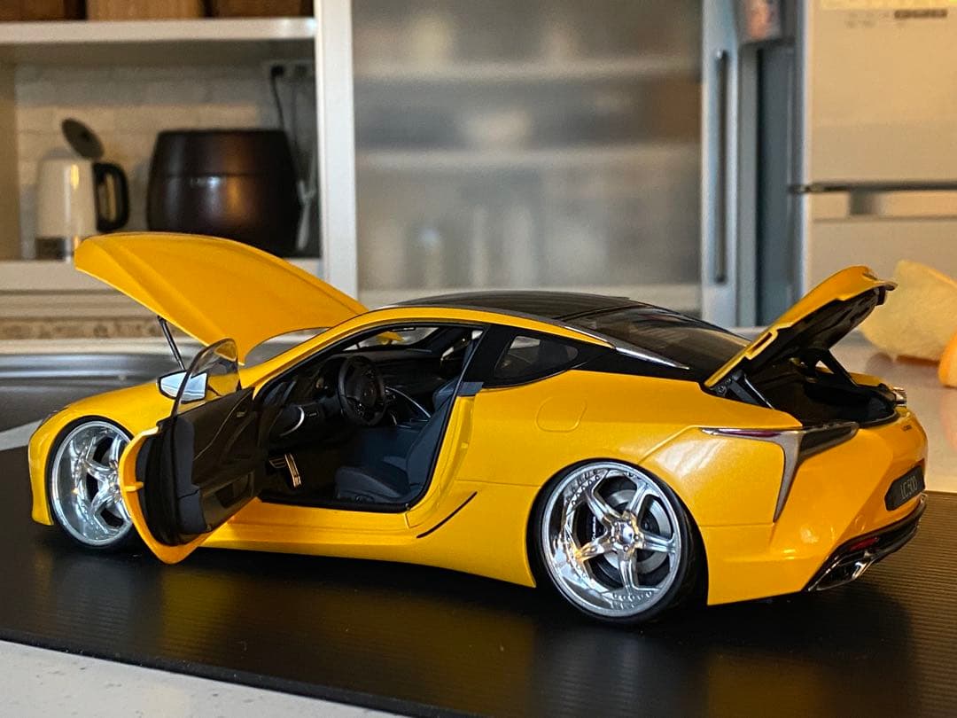 LC500 1/18 ディスプレイモデル　23インチオリジナルカスタム