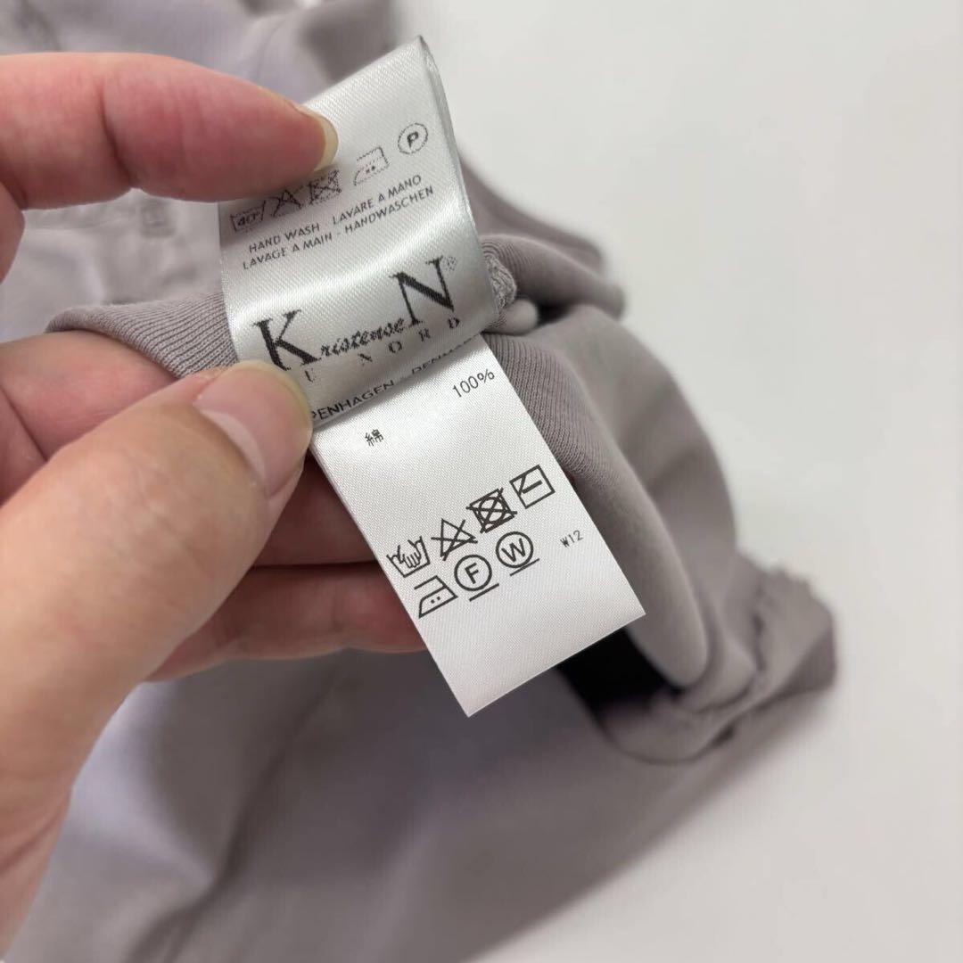 25ss 新品 クリステンセンドゥノルド H-260 コットン リブ トップ 1