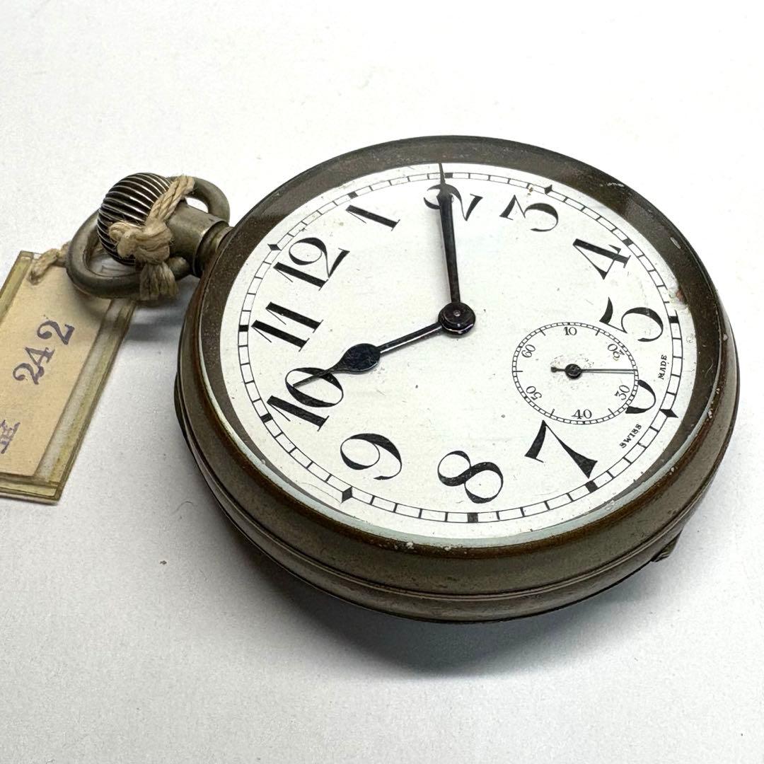 アンティーク ・難あり)鉄道 懐中時計 希少！SEIKOセイコー手巻き式