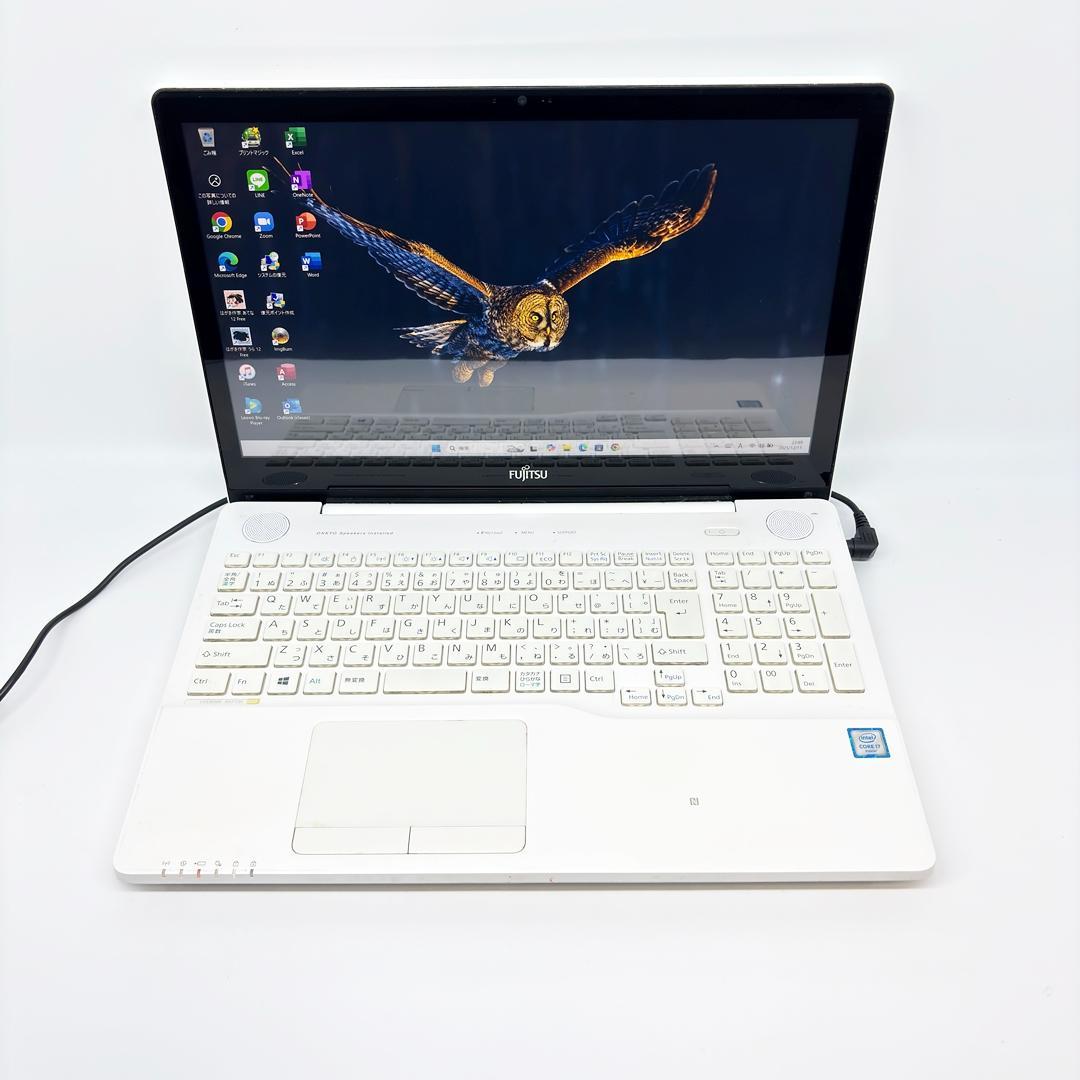 富士通 ノートパソコン Corei7 SSD メモリ16GB Win11 A32 ノートPC