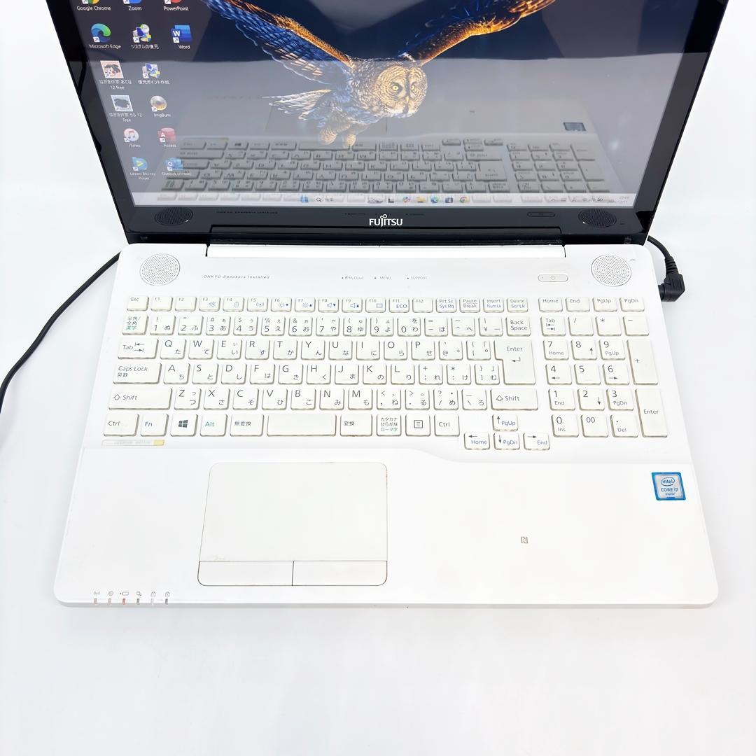 富士通 ノートパソコン Corei7 SSD メモリ16GB Win11 A32 ノートPC