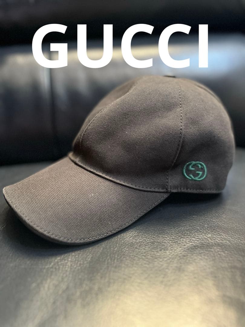 GUCCI GGシェリーライン　キャップ GUCCI GGキャンバス シェリーライン キャップ 60サイズ Lサイズ
