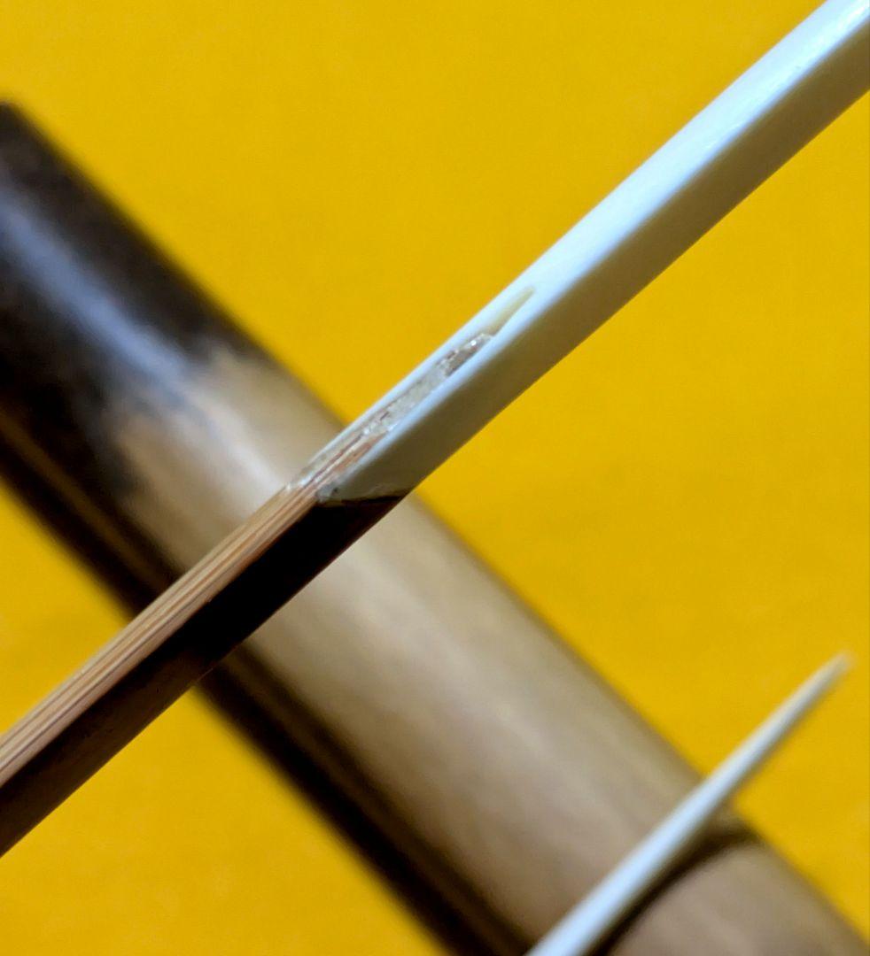 閉店売り尽し】本煤竹挟継茶杓&菓子切2点セット 定